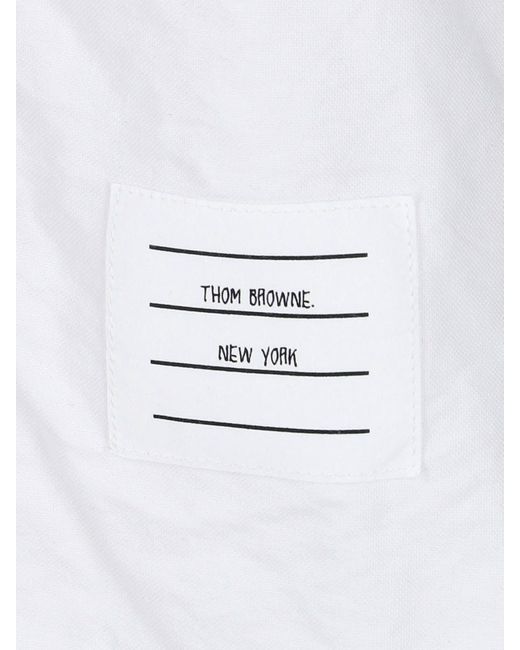 Thom Browne White Chemisier Dress