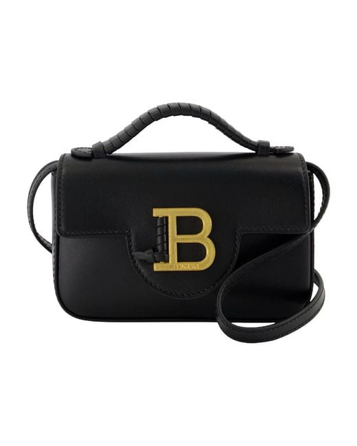 Balmain Black B-Buzz Mini 17 Crossbody