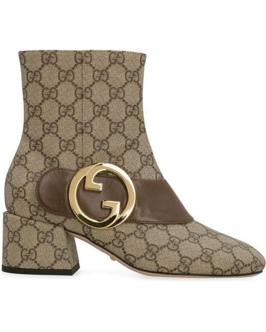 Gucci Brown Blondie Ankle Boot