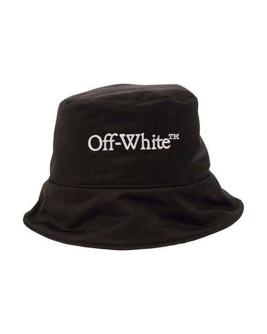 Off-White c/o Virgil Abloh Black Off- Bucket Hat for men