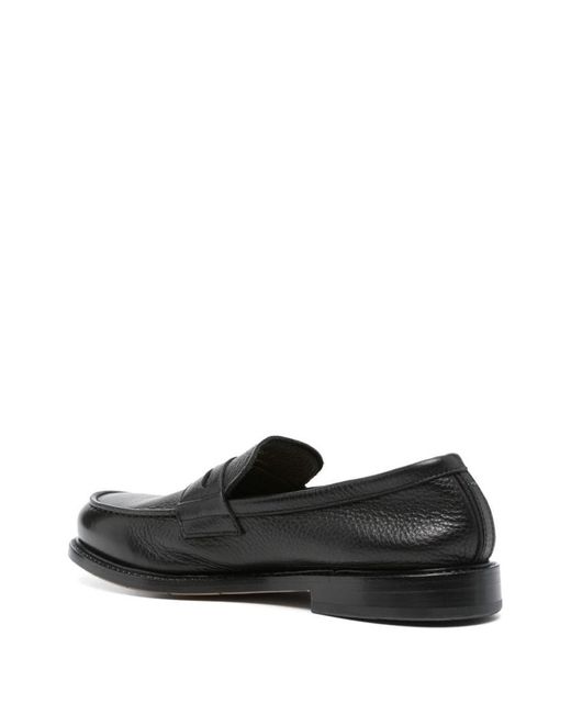 Premiata Black Flat Shoes for men