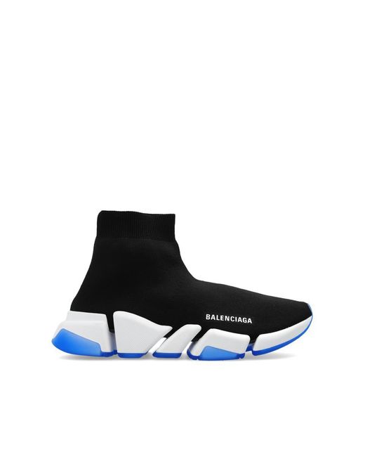 Balenciaga White 'Speed 2.0' Sneakers