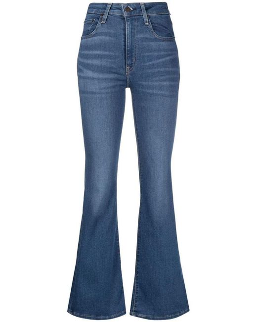 Levi's 726tm Flared High-waist Jeans in Blue | Lyst