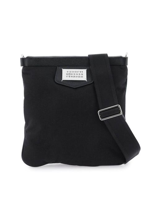 Maison Margiela Black Grained Leather '5ac' Micro Bag