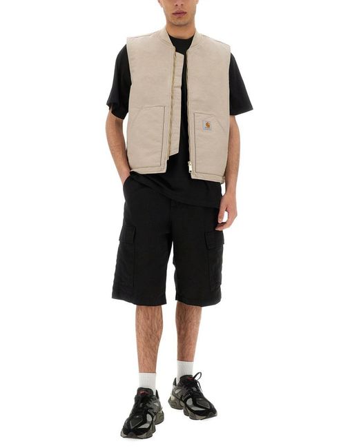 Carhartt Natural Sleeveless With Logo for men