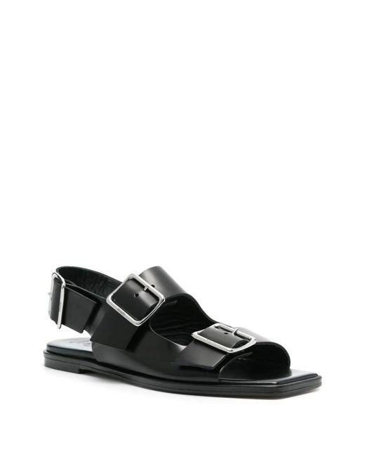 Aeyde Black Sandals