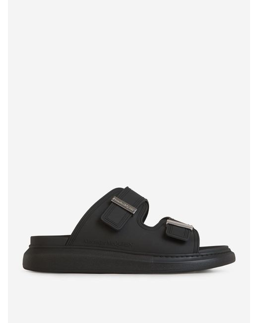 Alexander McQueen Black Hardware Sandals for men