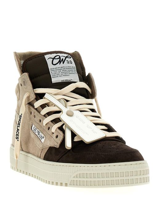 Off-White c/o Virgil Abloh Natural '3.0 Off Court' Sneakers for men