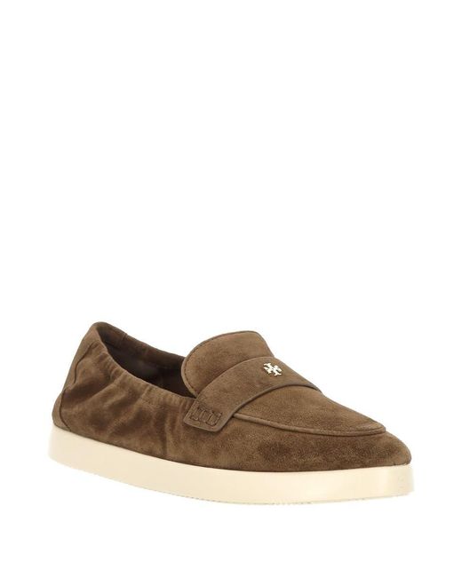 Tory Burch Brown Flat Shoes