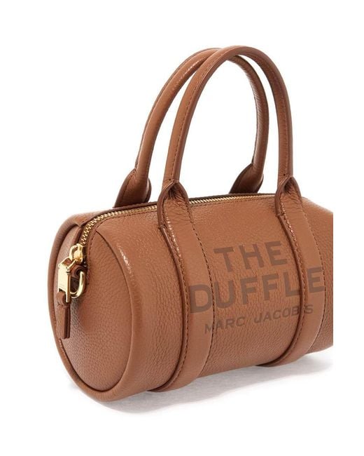 Marc Jacobs Brown Borsa The Leather Mini Duffle Bag