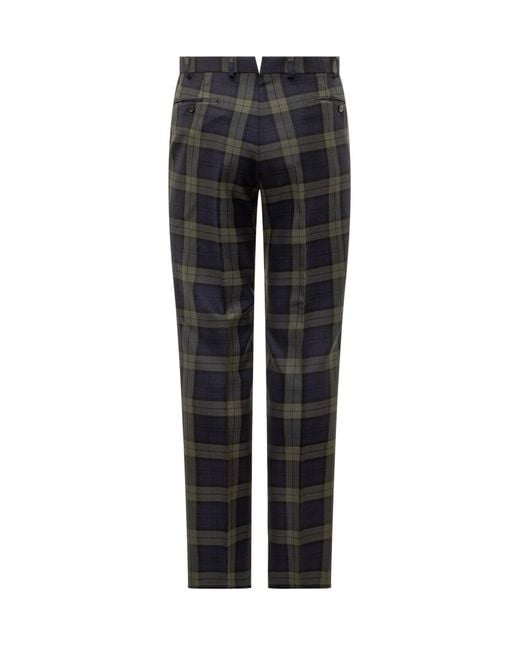 Gabriele Pasini Black And Tartan Trousers for men