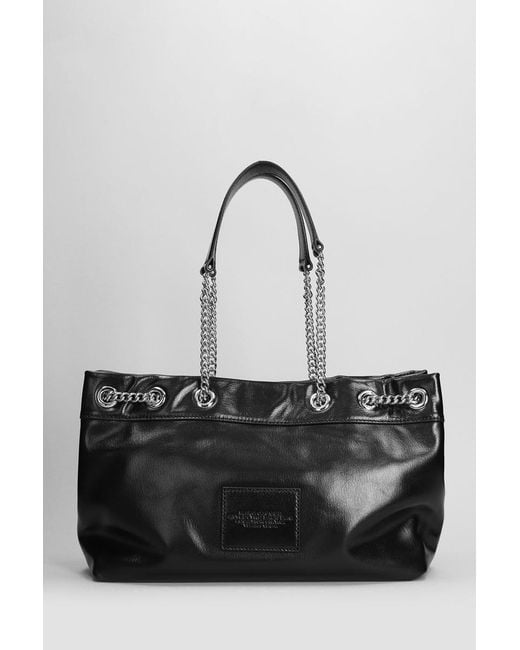 Marc Jacobs Black The Chain Sack Shoulder Bag