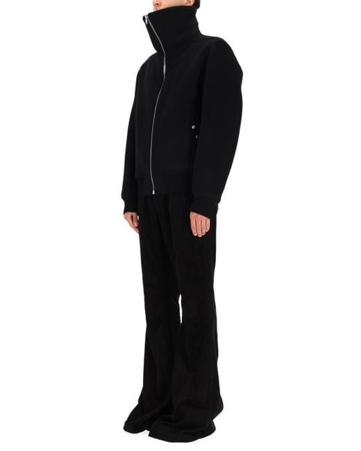 Rick Owens Black Dpp - Jacket "blixa Dracucollar" for men