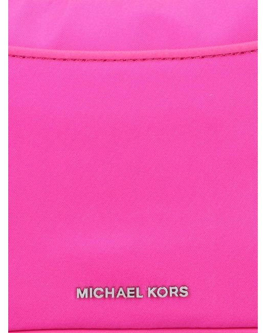 Michael Kors Pink "jet Set" Crossbody Bag