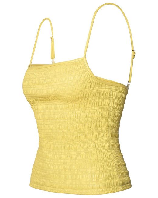 Nanushka Yellow 'Arenda' Tank Top