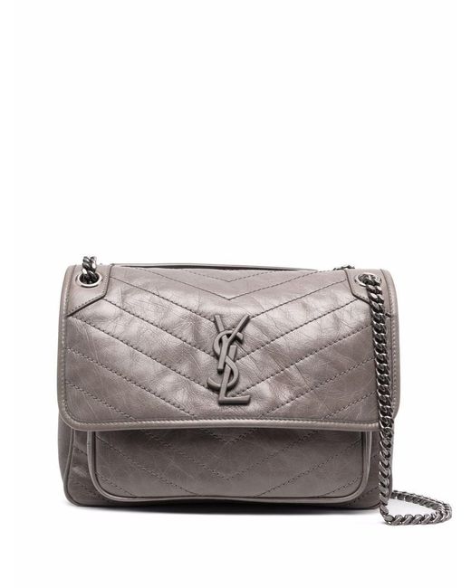 Saint Laurent Gray Handbags