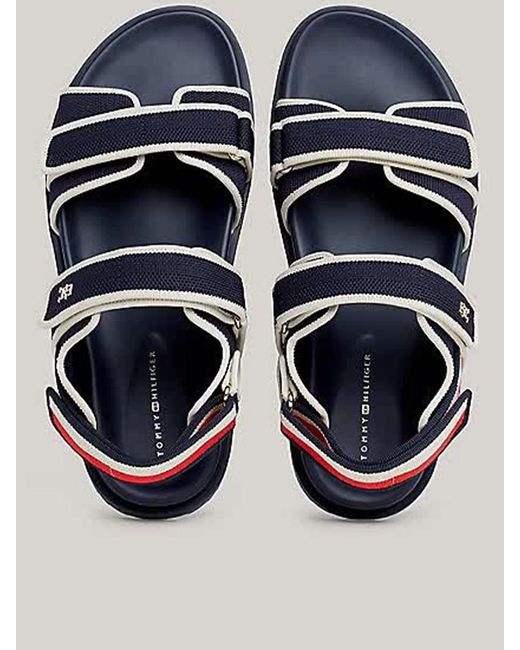 Tommy Hilfiger Blue Corporate Sporty Sandal Shoes