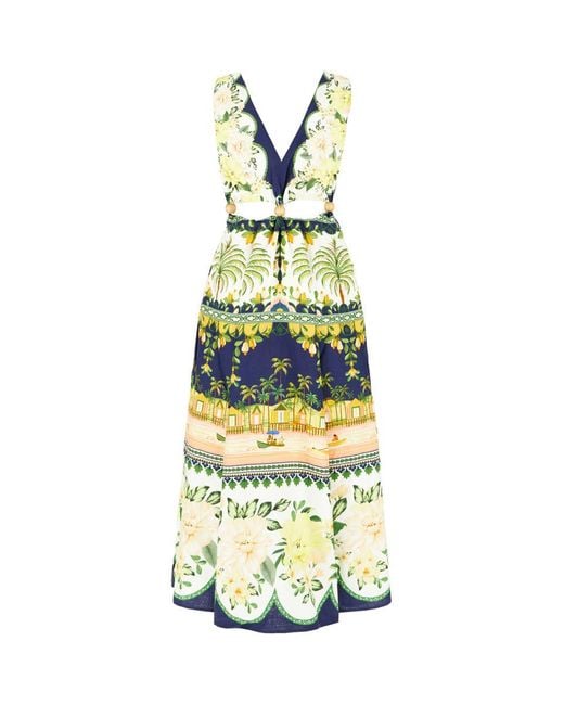 Farm Rio Yellow Dress