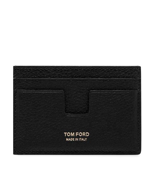 Tom Ford Black Credit Card Case for men