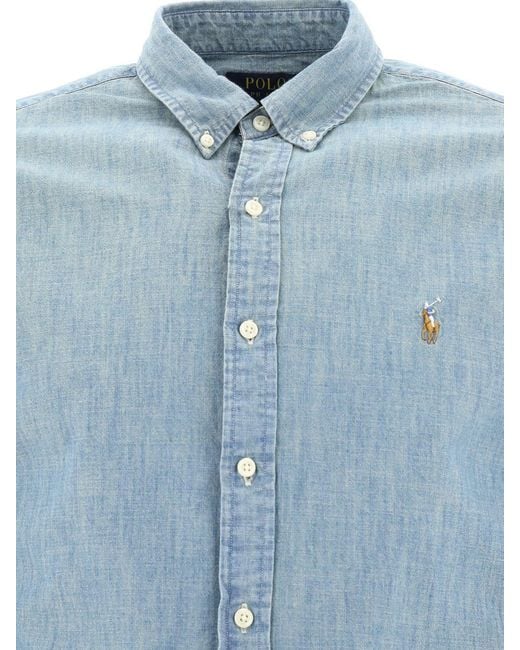Polo Ralph Lauren Blue Shirts for men
