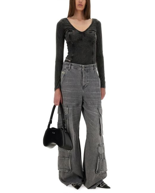 DIESEL Black Top "T-Elin"