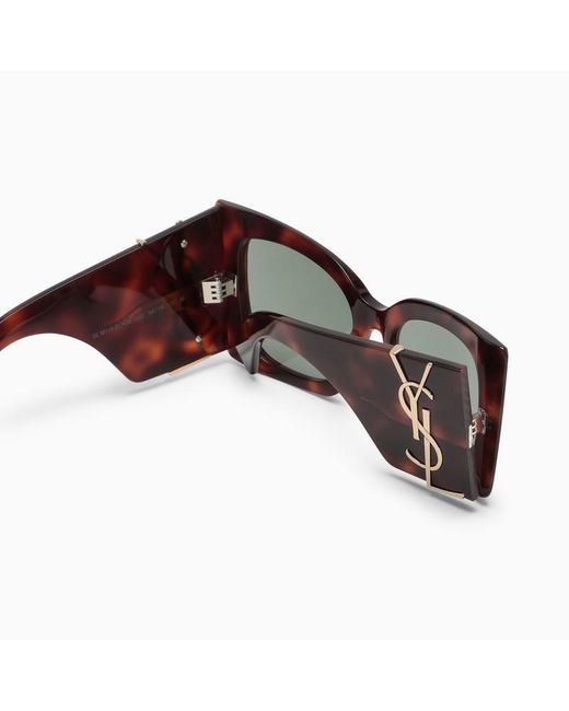 Saint Laurent Gray Sl M119 Blaze Tortoiseshell Sunglasses