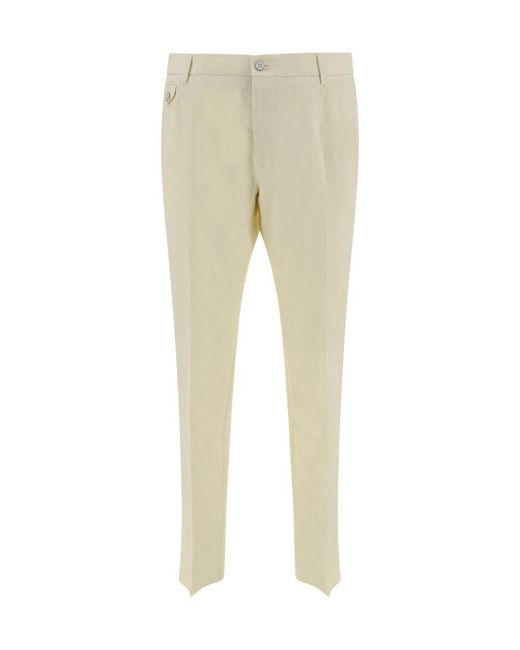 Dolce & Gabbana Natural Trousers for men