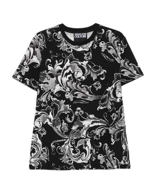Versace Jeans Couture Men's Black T-Shirts And Polos