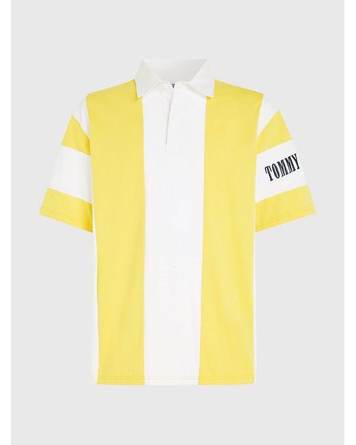 Tommy Hilfiger Yellow Tjm Oversized Archive Polo for men