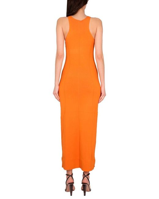 Nanushka Orange Elia Dress