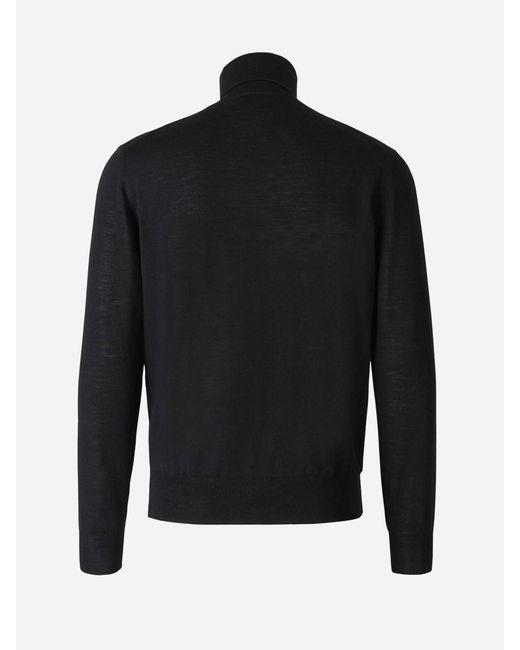 Canali Gray Roll Neck Sweater for men
