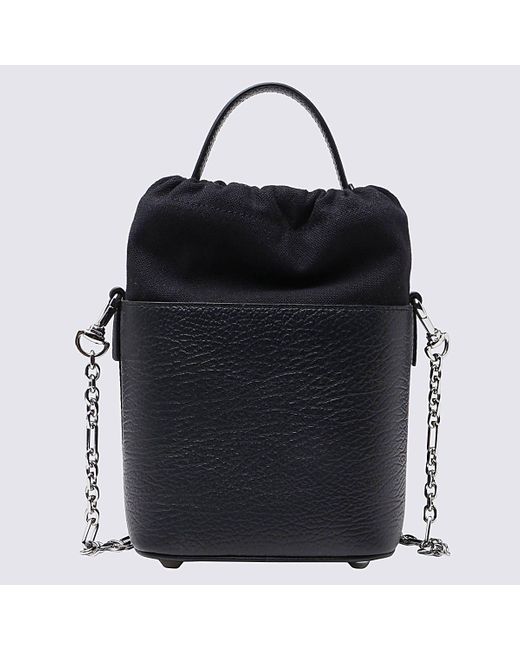 Maison Margiela Black Leather 5ac Bucket Bag