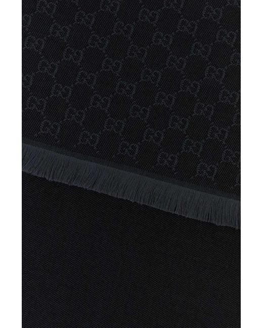 Gucci Black Scarves And Foulards