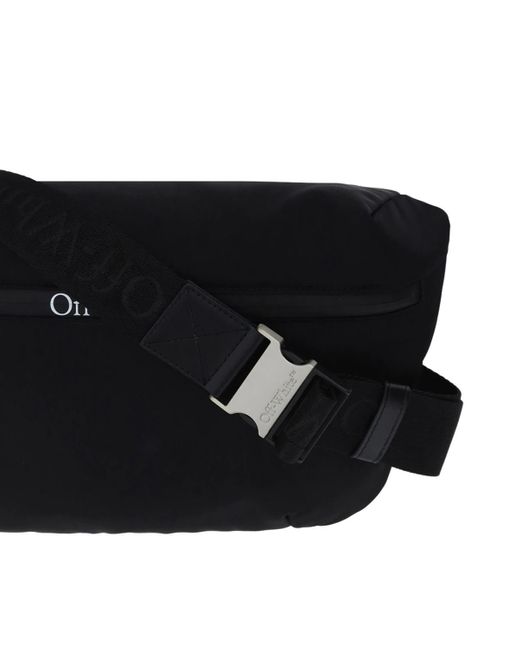 Off-White c/o Virgil Abloh Black Nylon Belt Bag for men