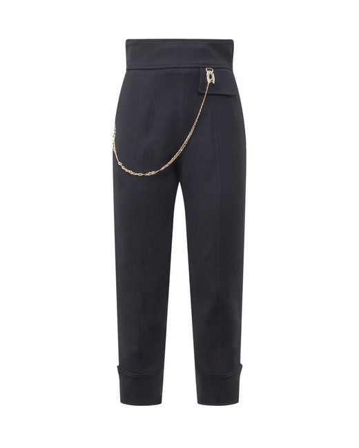 Seafarer Blue Audrey Trousers With Chain