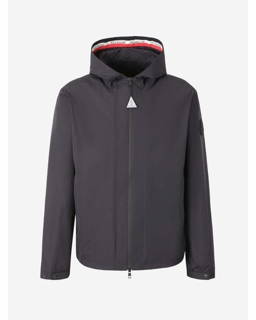 Moncler Blue Carles Hooded Jacket for men