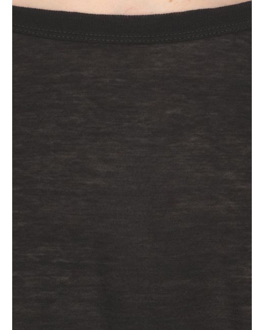 Rick Owens Black T-Shirts And Polos for men