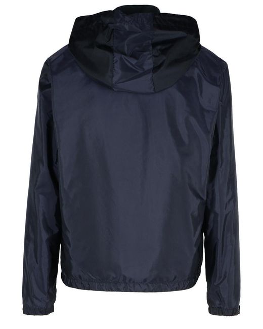 Moncler Blue 'Sarrans' Polyamide Jacket for men