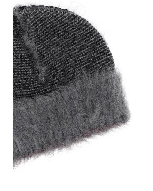 Craig Green Black Reversible Beanie Hat for men