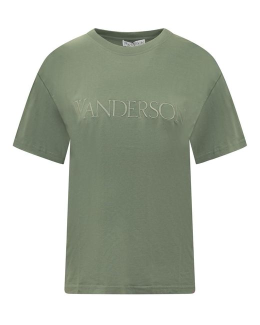J.W. Anderson Green T-shirt With Logo