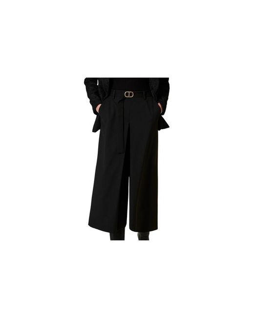 パンツ TWINSET SS25 Twin-set Trousers Black (251TP2409 S185990006) Twinset Trousers in Black | Lyst