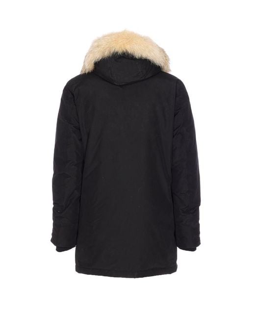 Woolrich Black Coats for men
