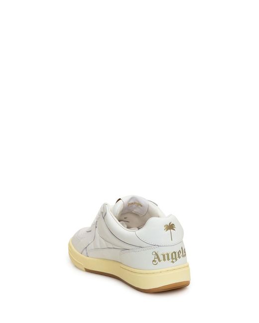 Palm Angels White Palm University Sneakers for men