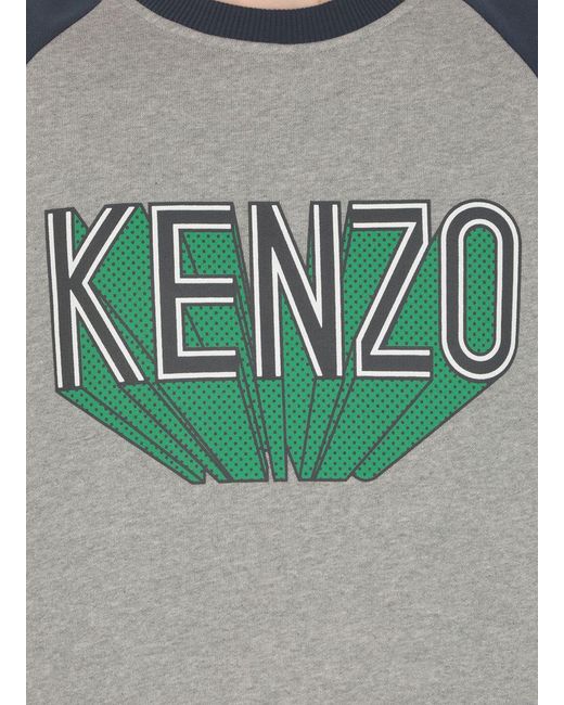 KENZO Gray And Cotton Sweatshirt for men