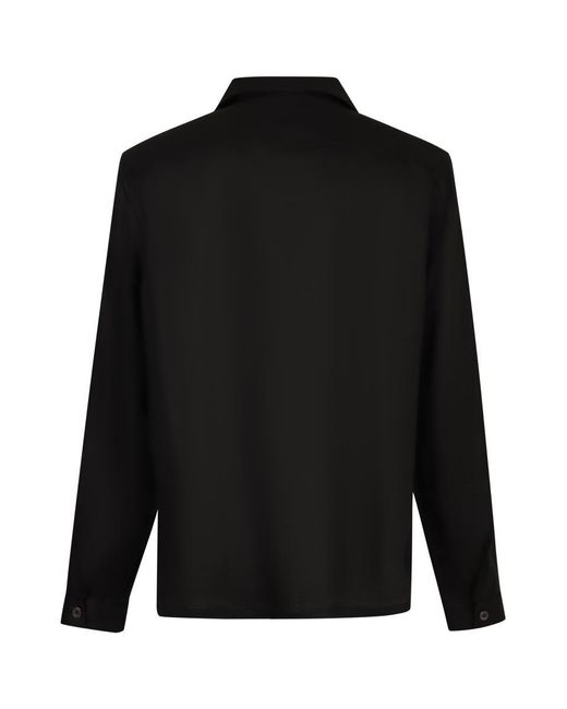 Prada Black Linen Shirt for men