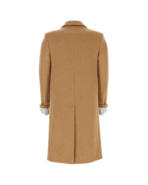 Gucci Brown Single-breasted Coat for men