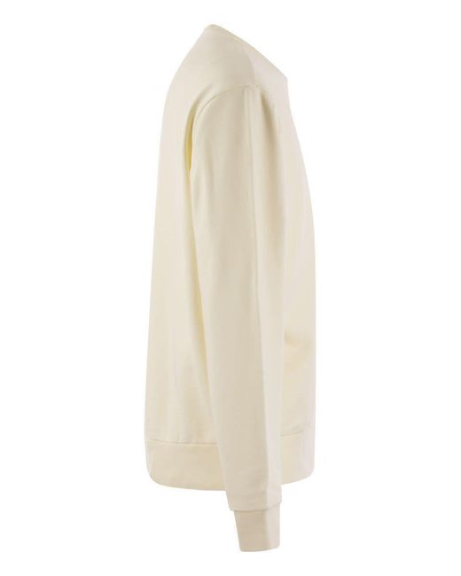 Polo Ralph Lauren White Classic-Fit Cotton Sweatshirt for men