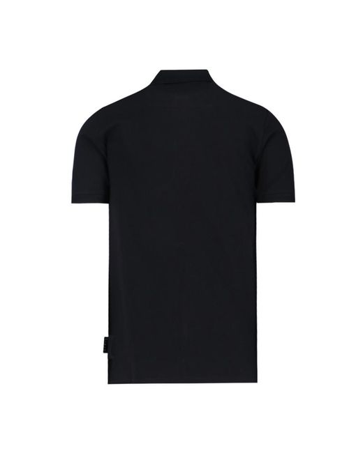 Philipp Plein Black Logo Polo Shirt for men