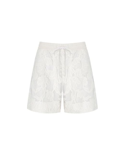 Essentiel Antwerp White Hazer Shorts