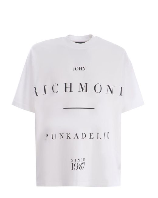 RICHMOND White T-Shirt "Since1987" for men
